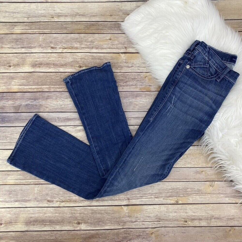 Rock & Republic Women's Kasandra Bootcut Jeans Size 2M Zipper Fly Mid Rise
